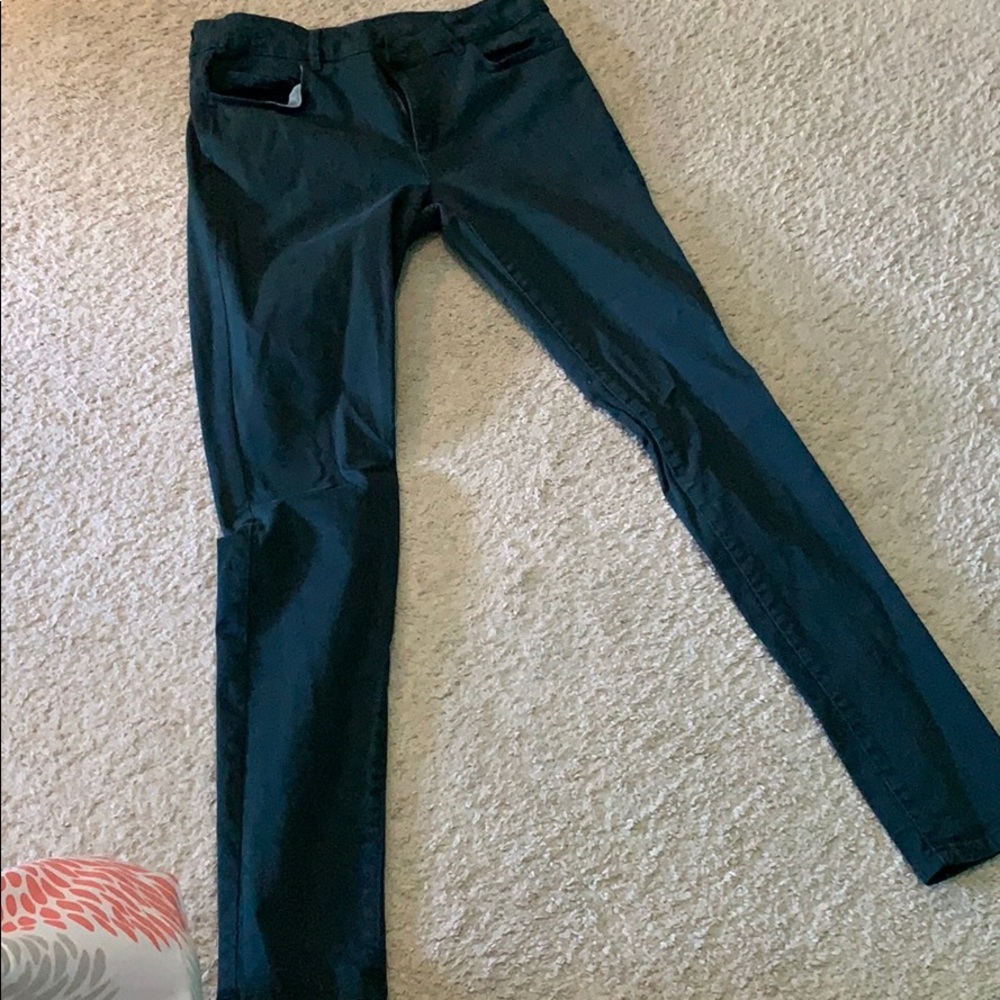 Dark Green Jeans